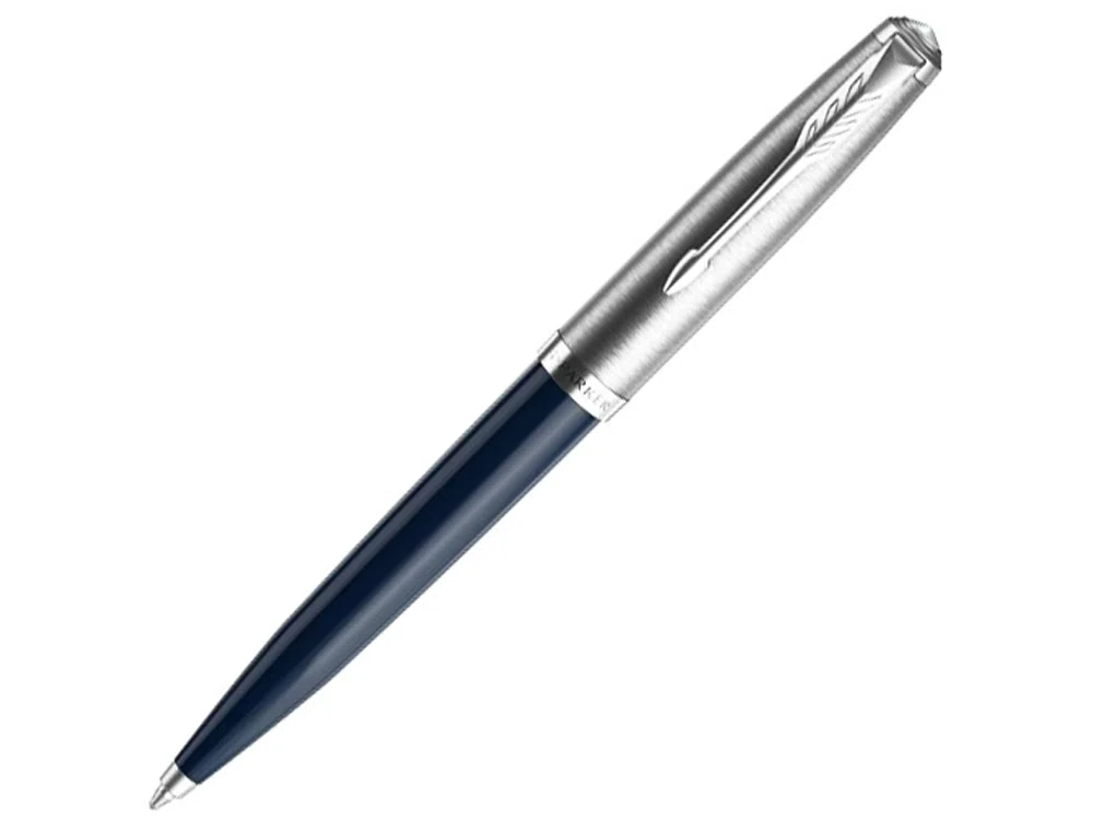 Ручка шариковая Parker 51 Core, темно-синий, серебристый