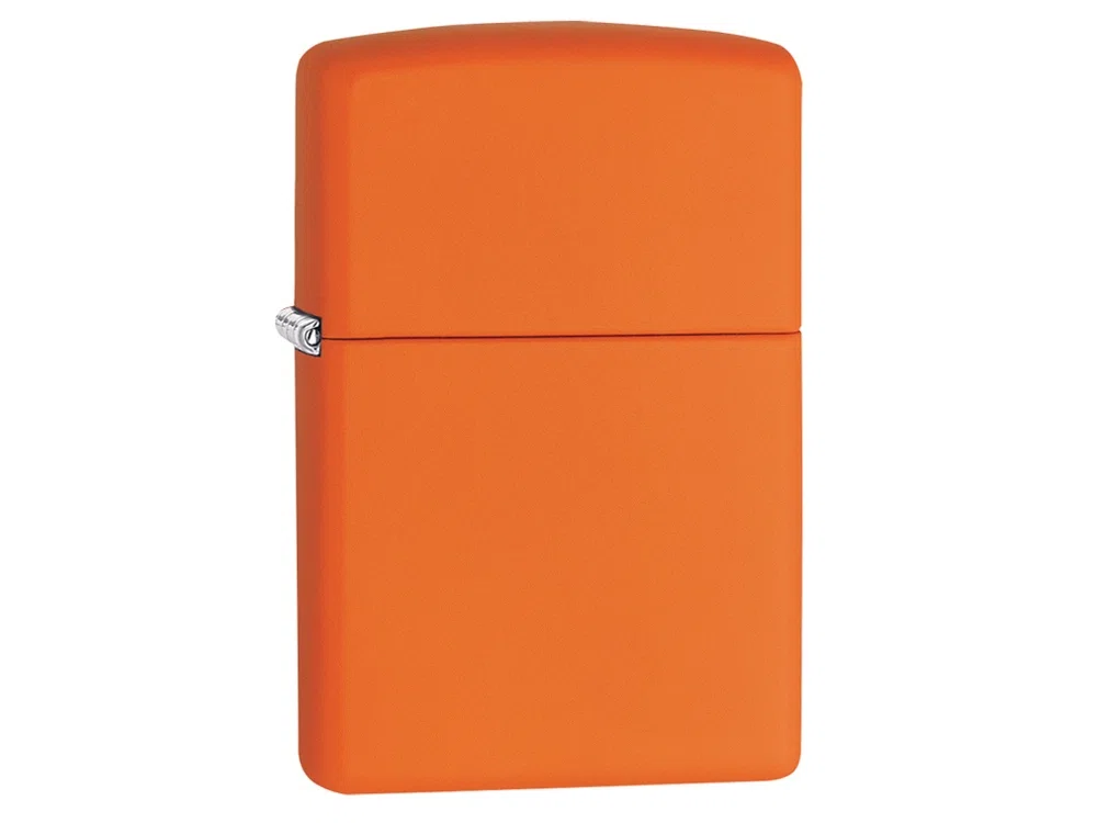 Зажигалка ZIPPO Classic с покрытием Orange Matte, оранжевый