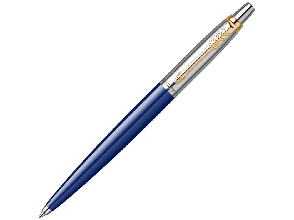 Ручка Паркер шариковая Jotter Jotter K160, синий/серебристый/золотистый