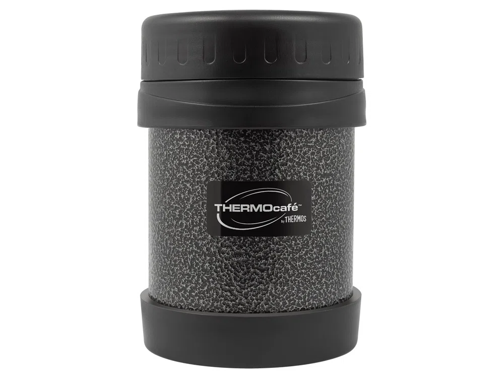 Термос для еды ThermoCafe by Thermos HAMJNL-350FJ Hammertone, серый