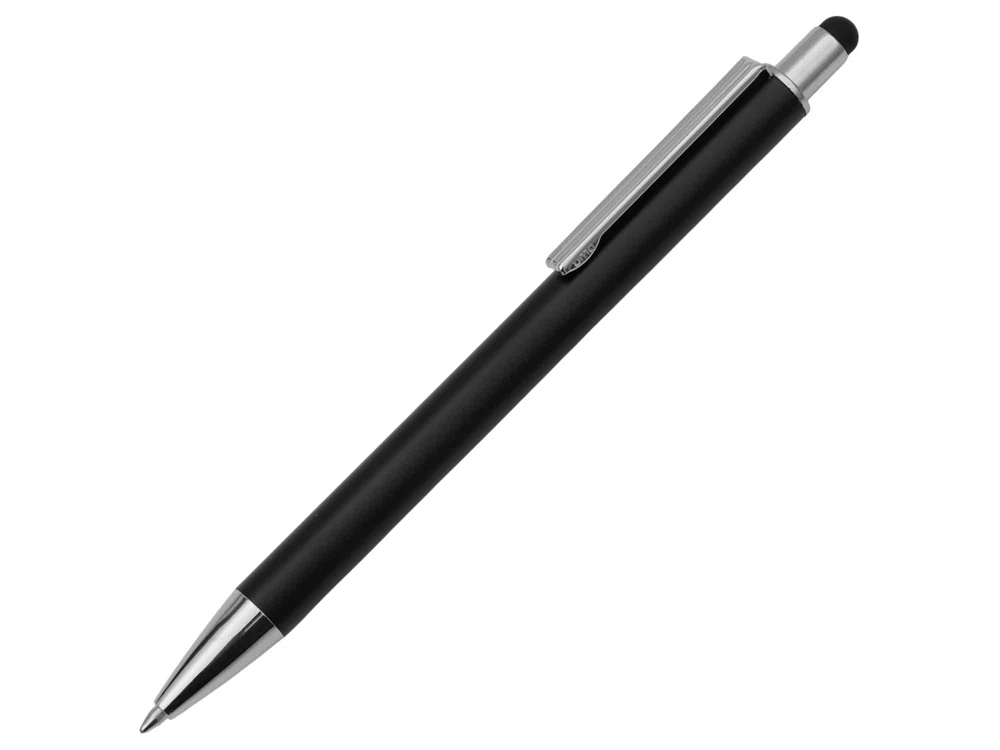 Ручка металлическая шариковая Groove Touch Recy, черный