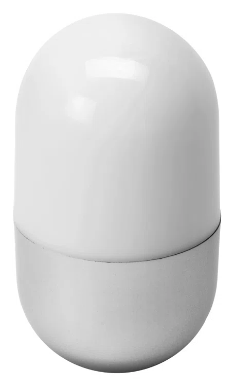 Настольная лампа Weeble, белый/серебристый