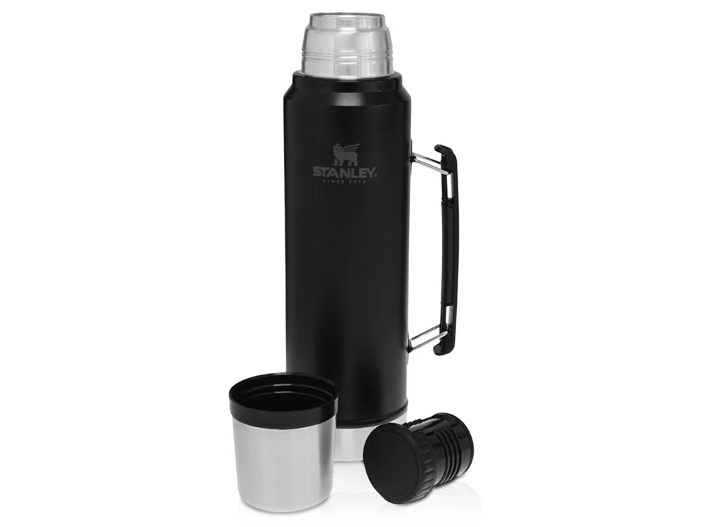 Бутылка Stanley Classic, 1 л, черный матовый