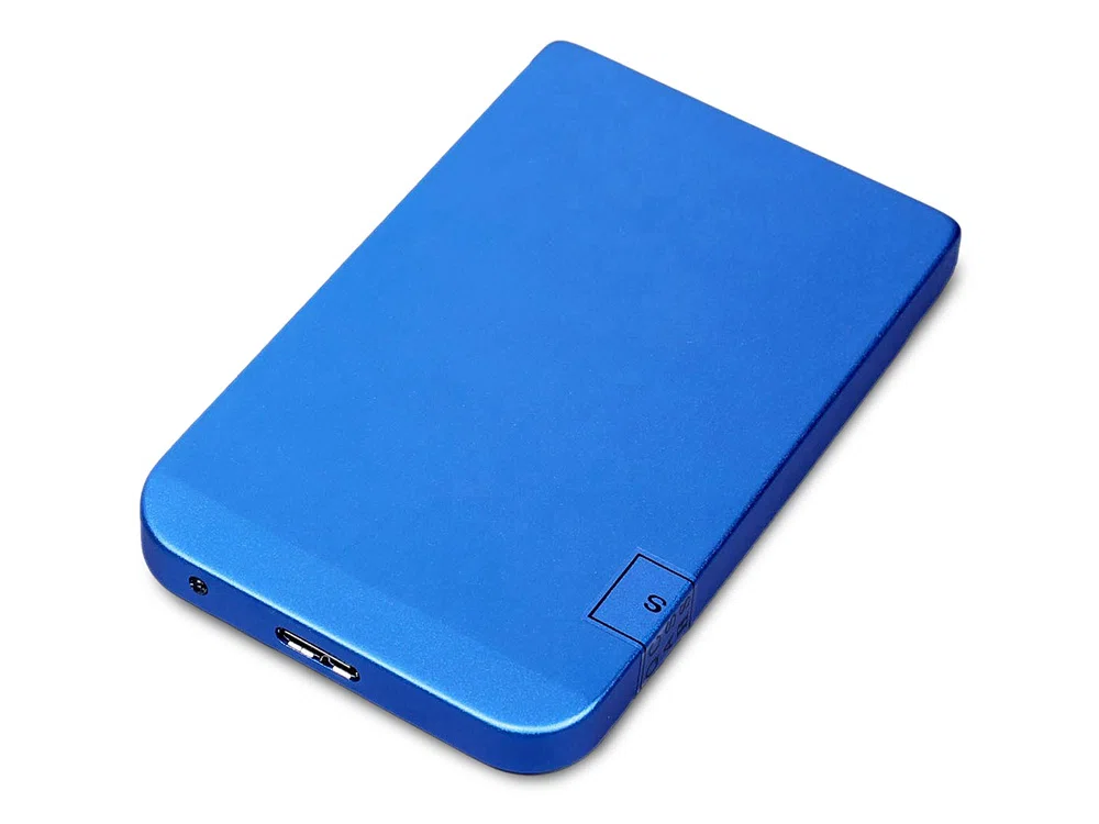 Внешний жесткий диск HDD Saturn на 1 ТБ, синий