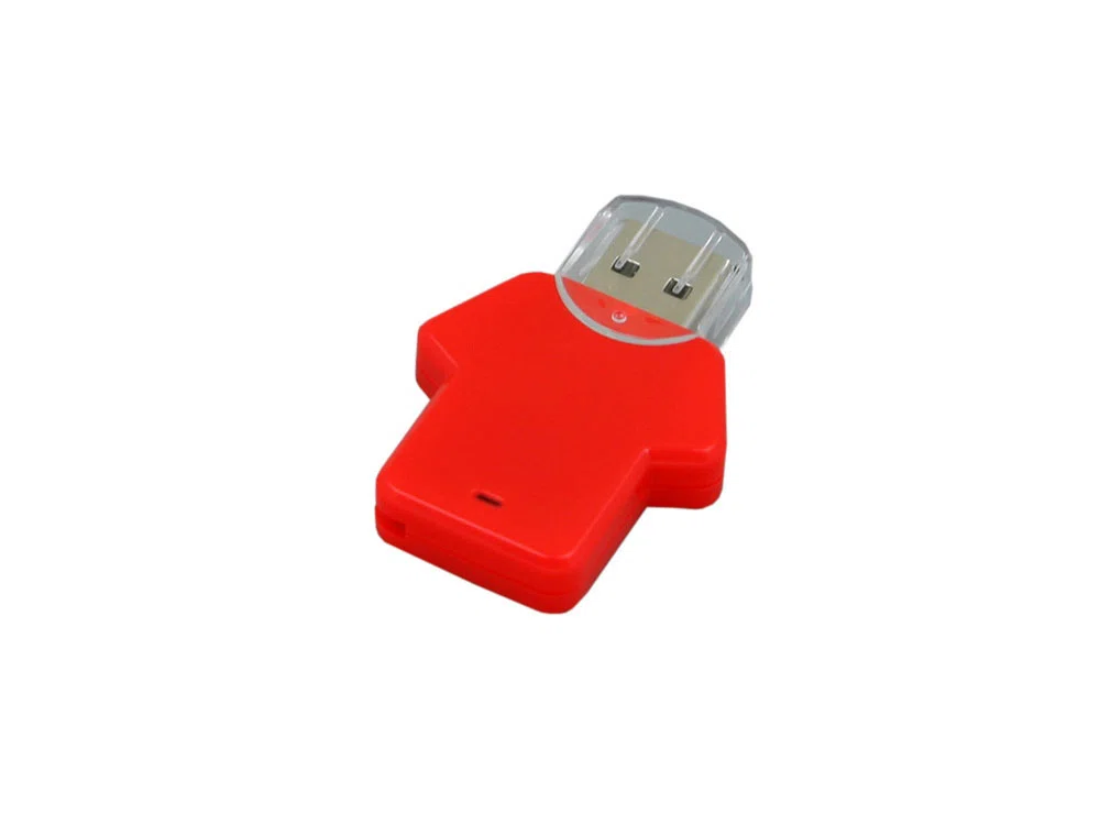 USB 3.0- флешка на 64 Гб в виде футболки, красный