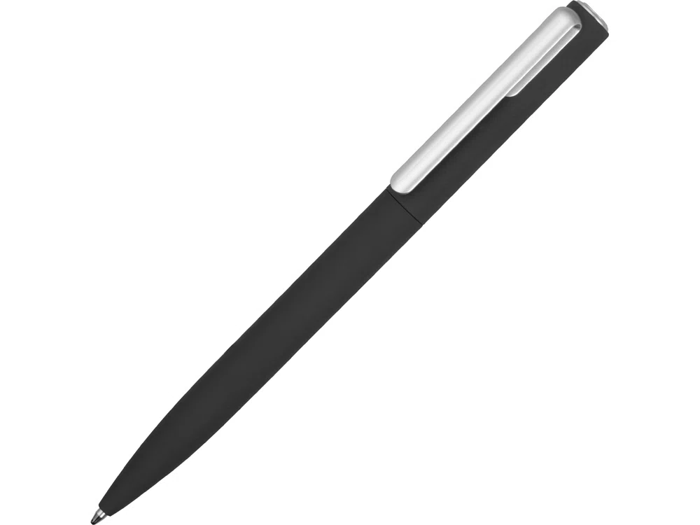 Ручка пластиковая шариковая Bon soft-touch, черный