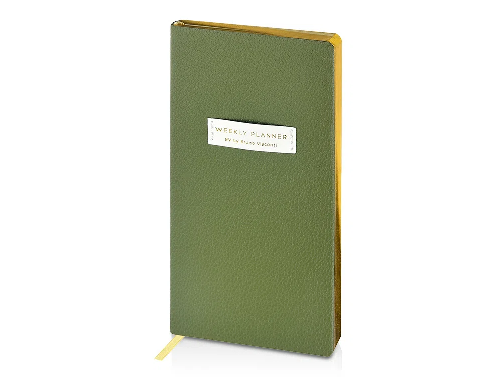 Еженедельник недатированный А6 Verde, зеленый