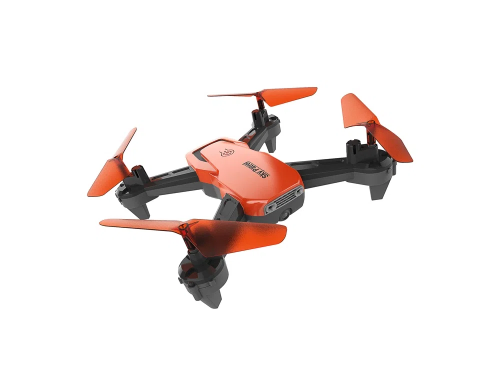 Радиоуправляемый квадрокоптер SKY PATROL FPV, черный/оранжевый