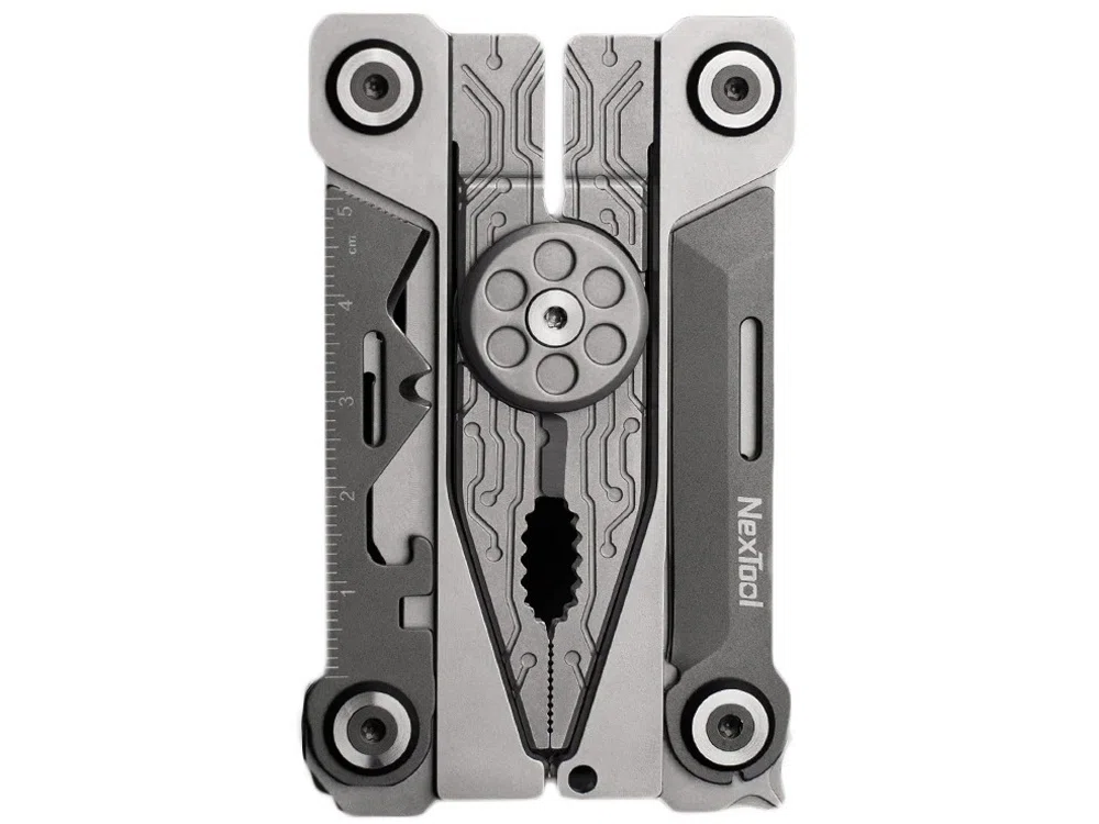 Мультитул Nextool Blade EDC Tool, серый титановый