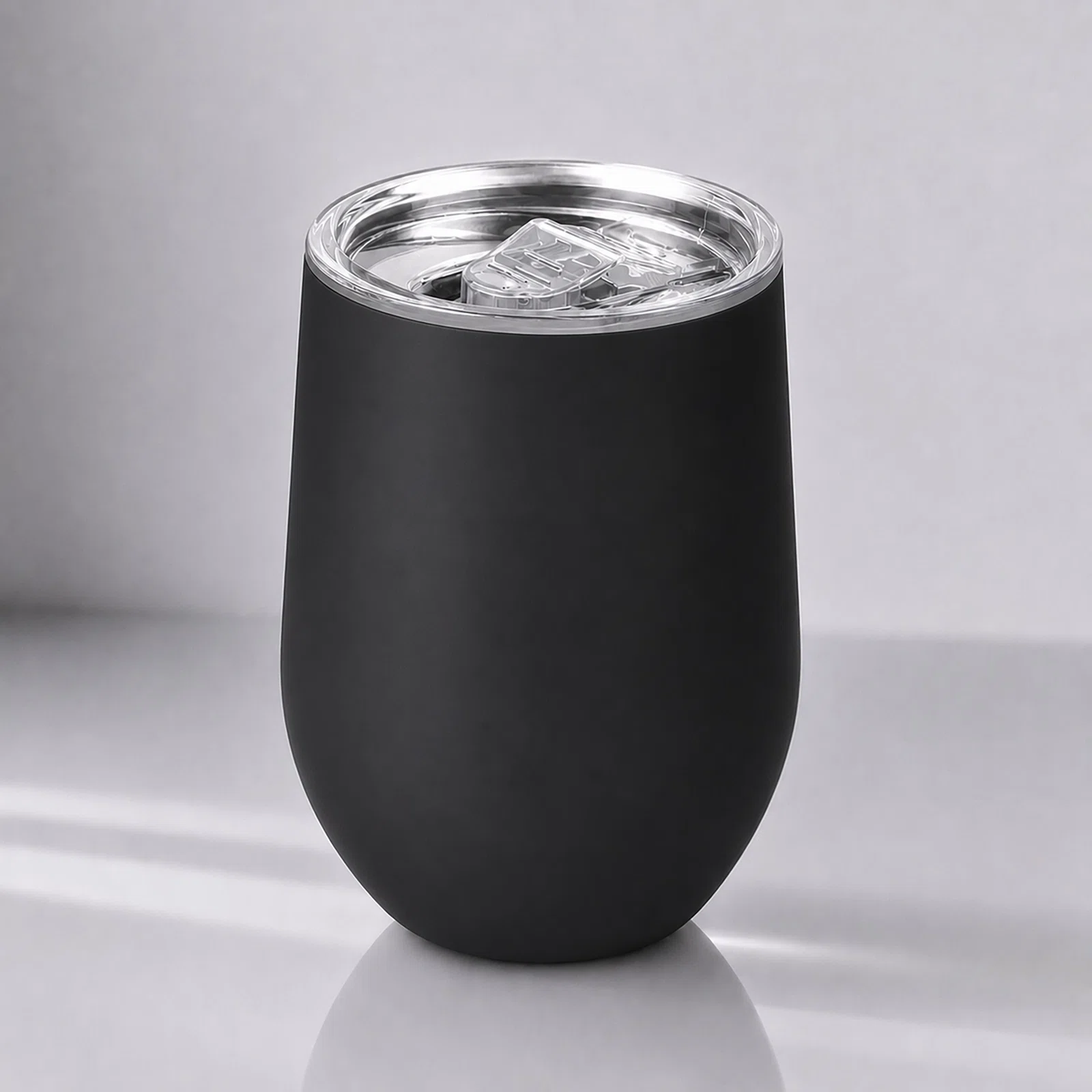 Термокружка Vacuum mug C1, soft touch, 370 мл, черный