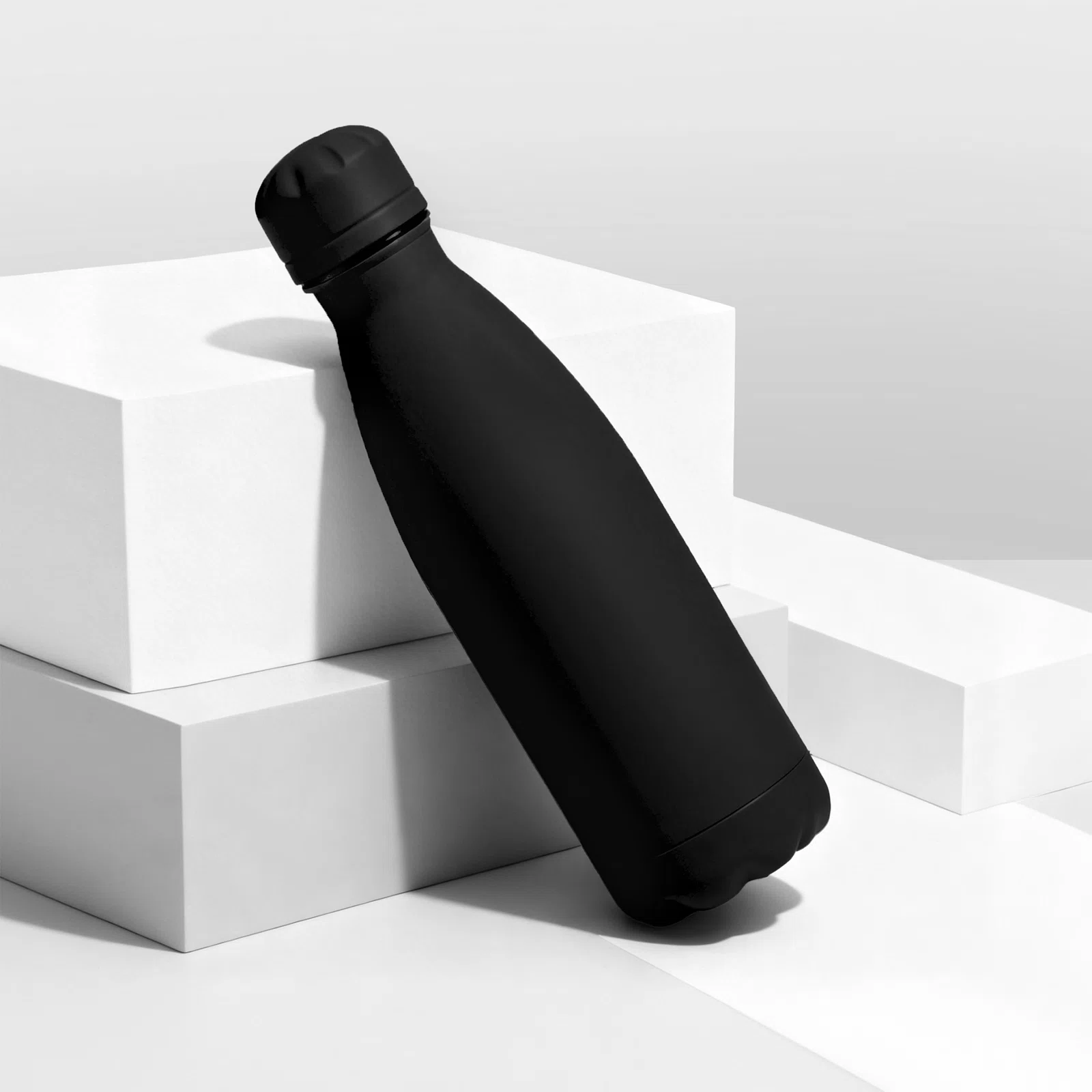 Вакуумная термобутылка Vacuum bottle C1, soft touch, 500 мл — термобутылки с логотипом