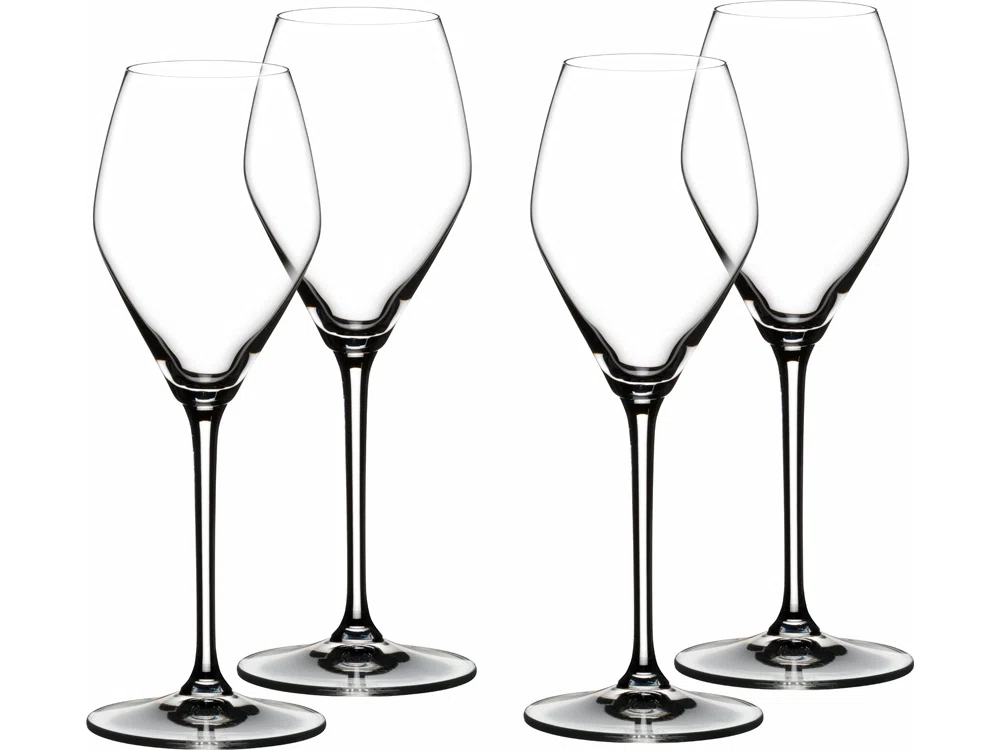 Набор бокалов Champagne Rose, 322 мл, 4 шт., прозрачный