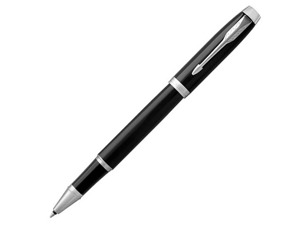 Ручка роллер Parker IM Core Black CT, черный глянцевый/серебристый