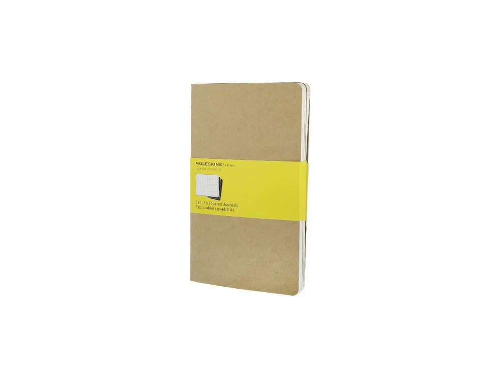 Набор записных книжек А5 Cahier (в клетку), бежевый