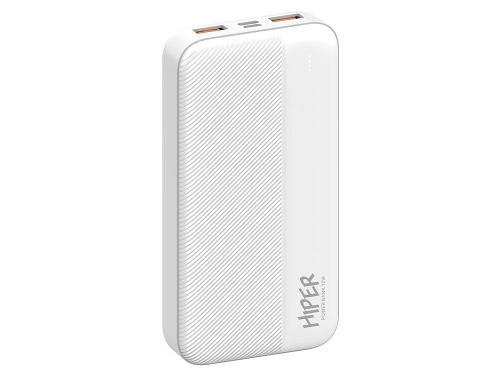 Портативный внешний аккумулятор SM, 20000 mAh, белый