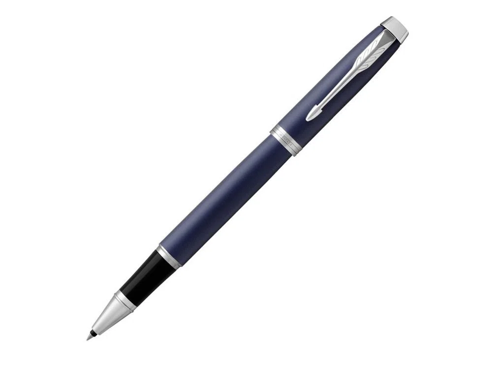 Ручка роллер Parker IM Core Blue CT, темно-синий/черный/серебристый