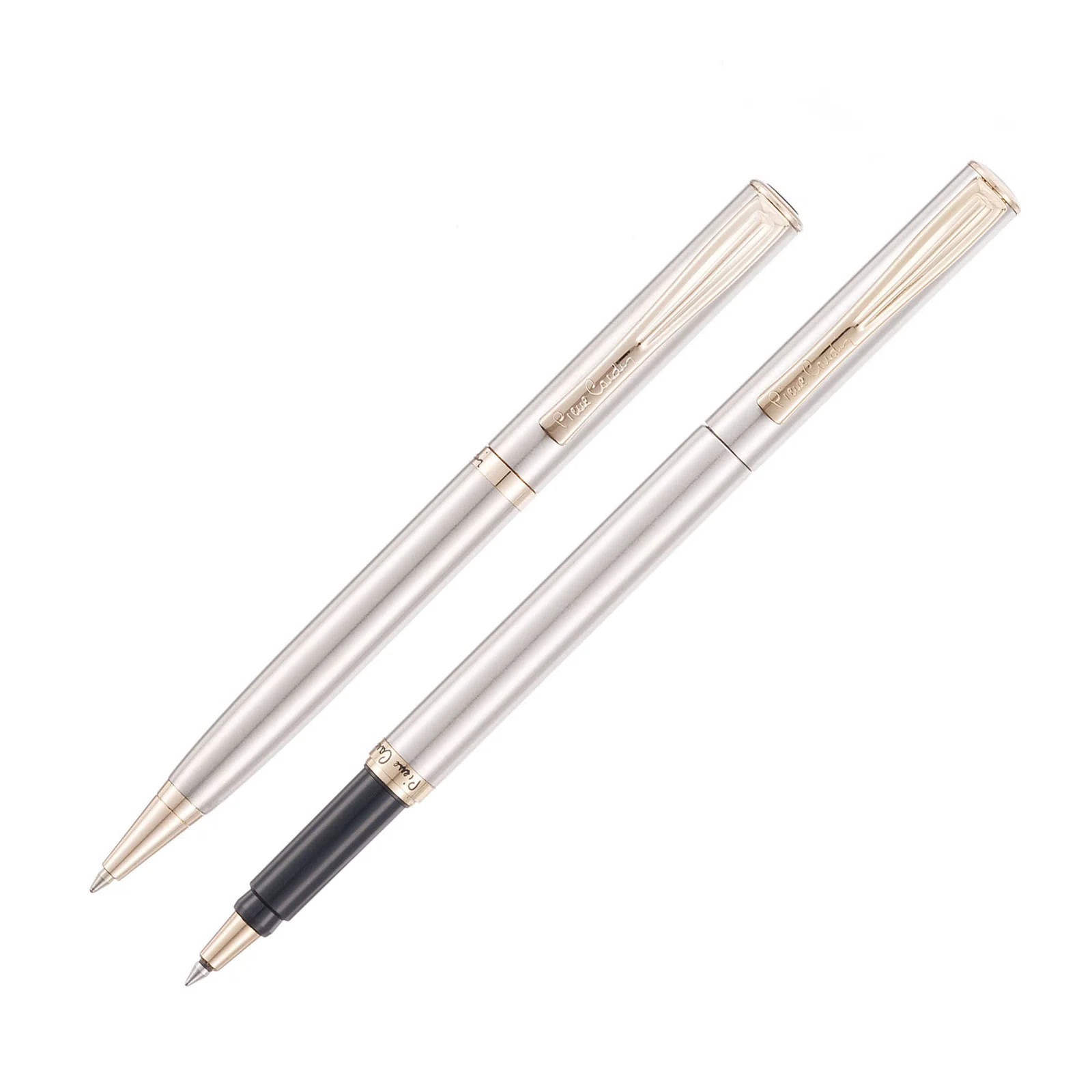 Набор Pen and Pen: ручка шариковая, ручка-роллер, серебристый