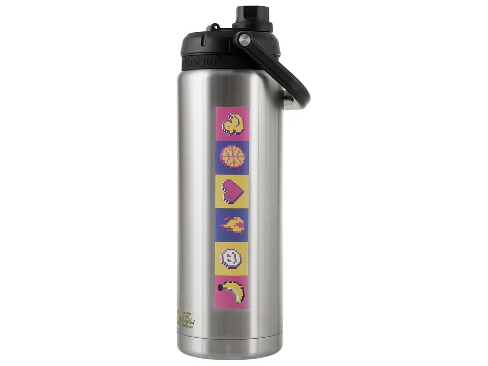 Вакуумный термос Canyon Jug, 1430 мл, с УФ-печатью, серебристый