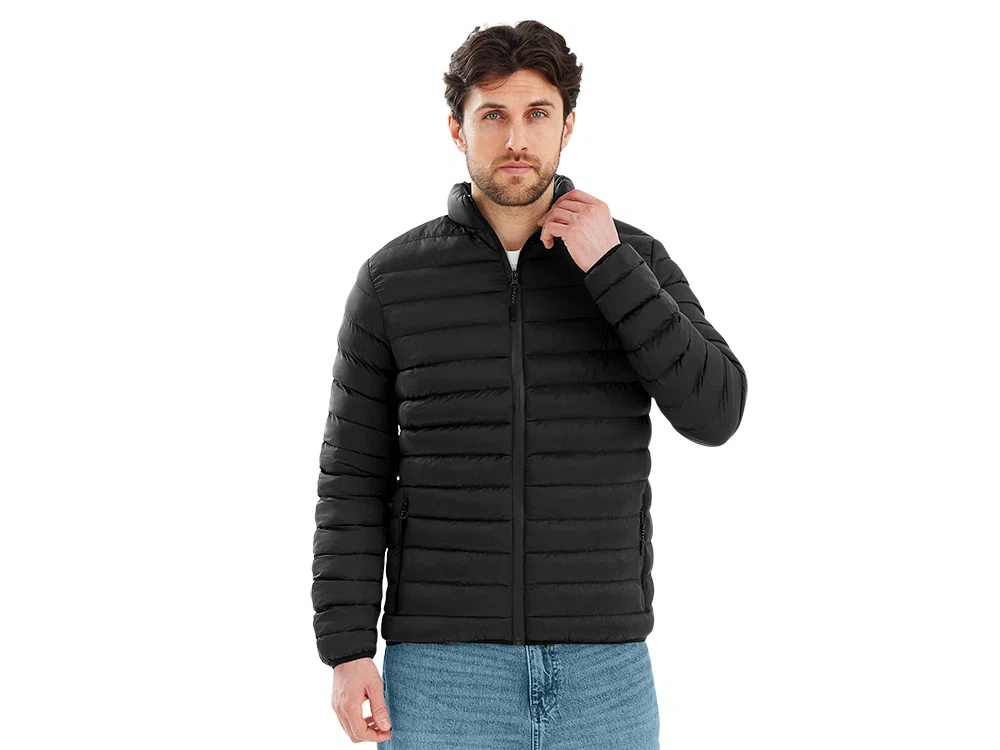 Стеганая куртка Uniqloud, мужская, черный