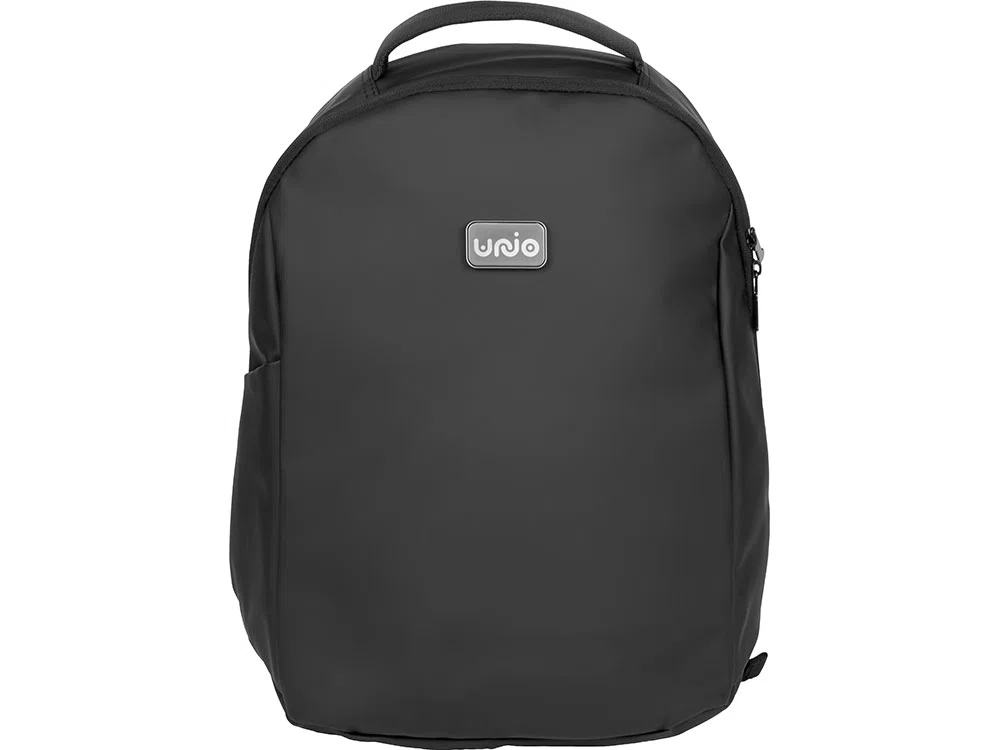 Рюкзак Sofit для ноутбука 14'' из экокожи с гравировкой на шильде, черный