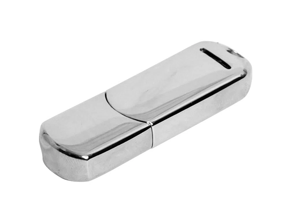 USB 3.0- флешка на 32 Гб каплевидной формы, серебристый