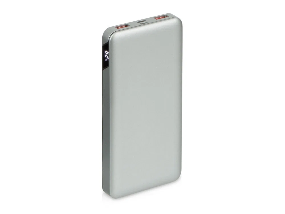Портативный внешний аккумулятор MFX, 10000 mAh, серебристый
