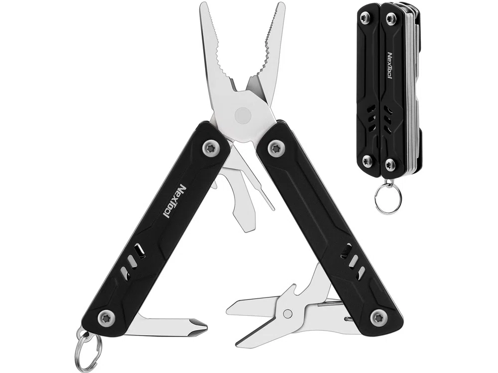 Мультитул NexTool Mini Sailor Pliers Lite, черный