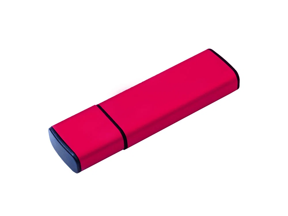 USB 2.0- флешка на 32 Гб Snow с колпачком, красный/черный