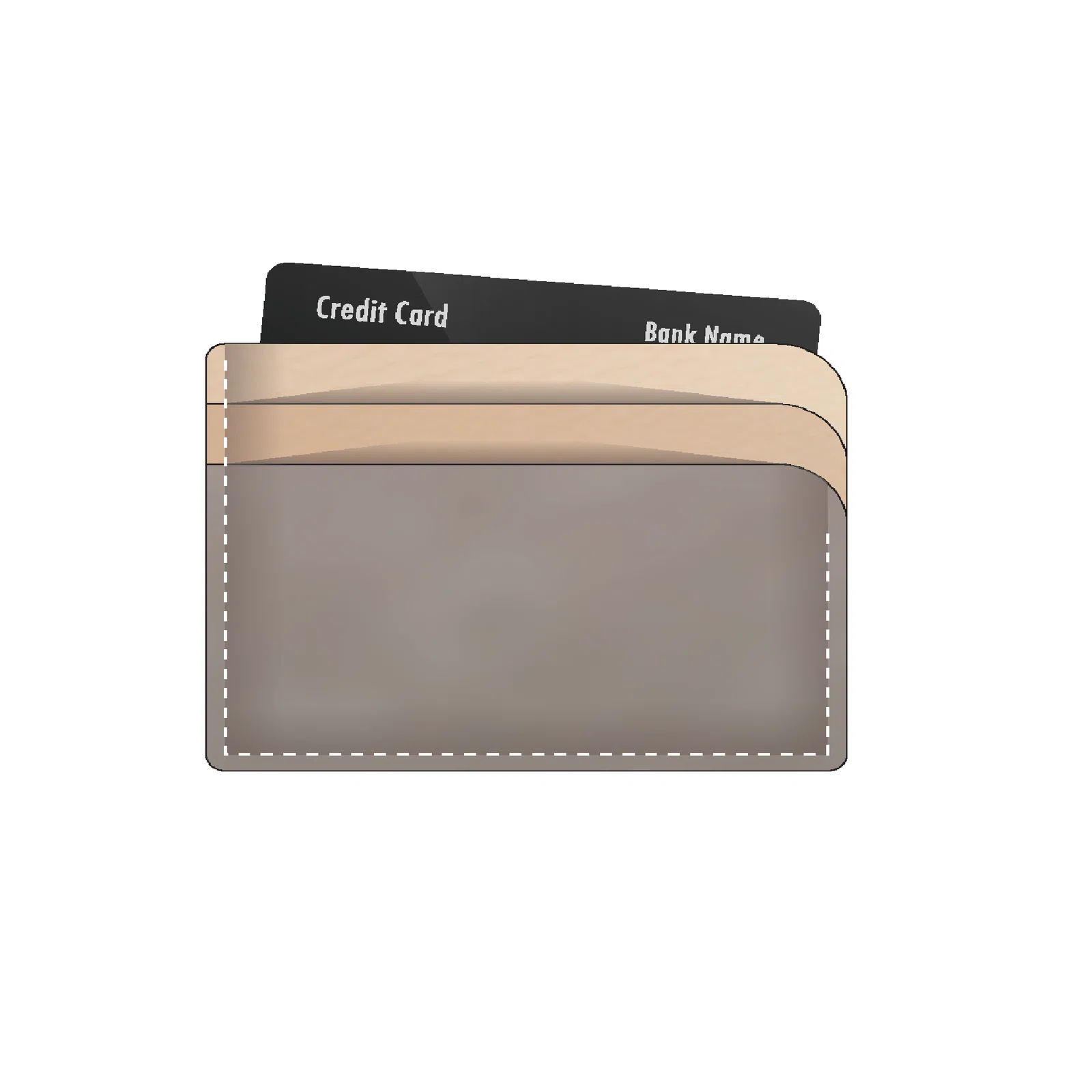 Кардхолдер Смолл Кард (Small Card). Под заказ, многоцветный