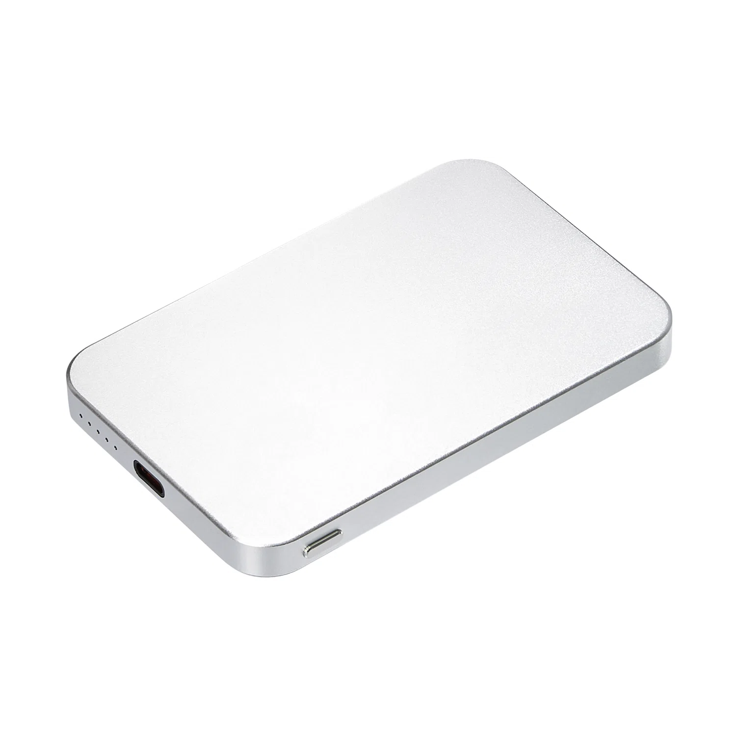 Внешний аккумулятор Артекс PD (Artex PD) 5000mAh с функцией беспроводной зарядки 15W, серебряный