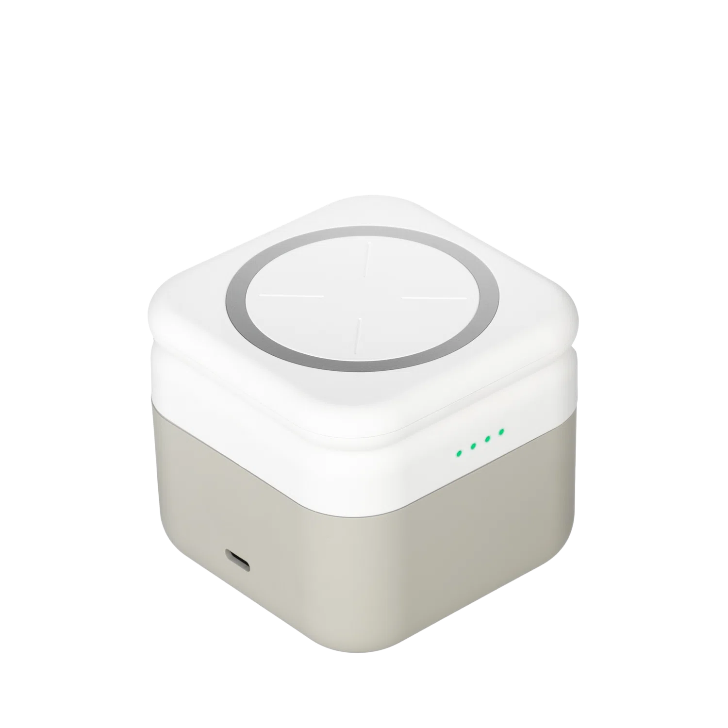 Беспроводная зарядная станция 3в1 15W Куб (Cube Wireless Magnetic), белый