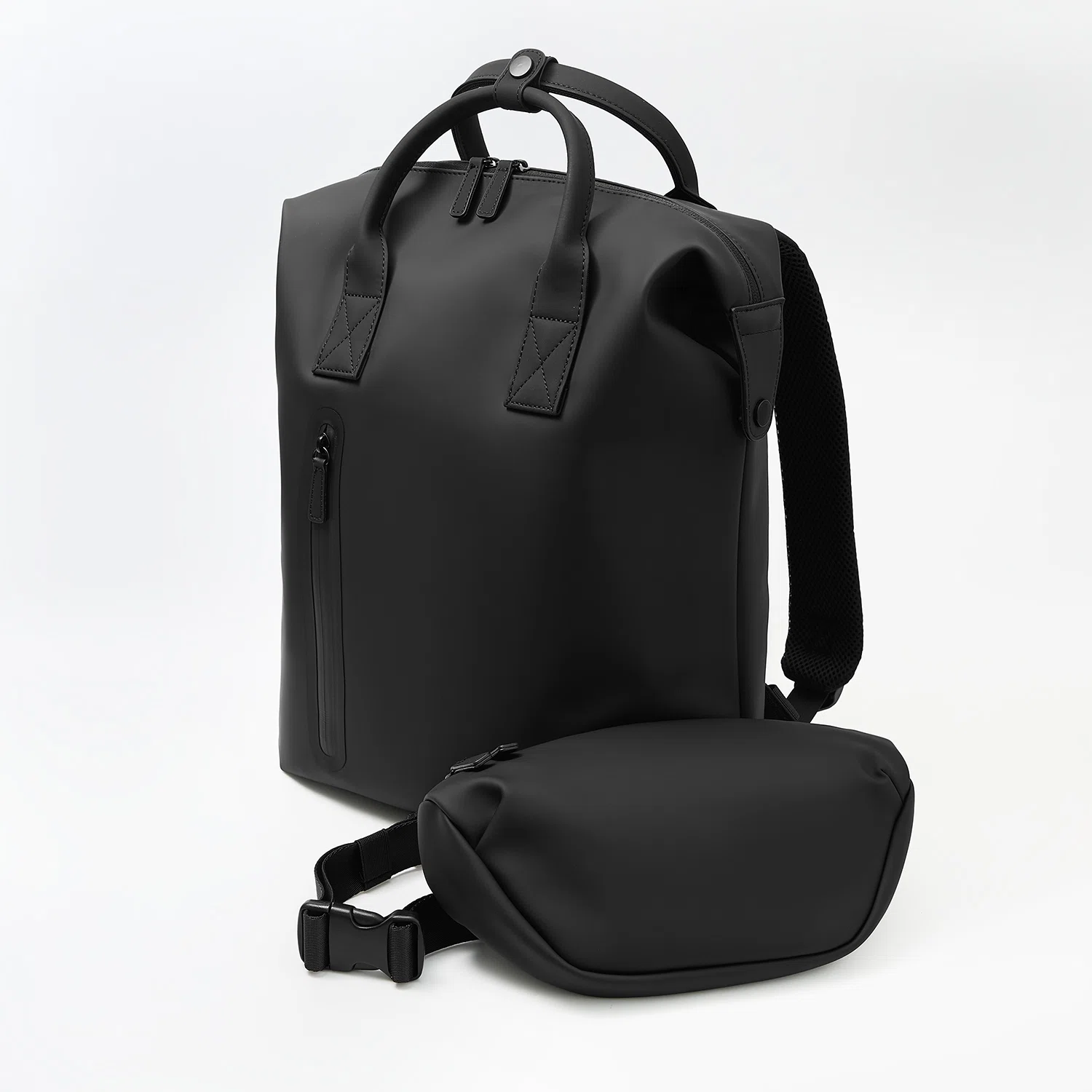 Подарочный набор Мадрид (Madrid) (рюкзак, сумка через плечо (cross body), черный